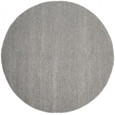 Safavieh 4 x 4 ft. Natura Contemporary Round Hand Tufted Rug, Steel NAT311B-4R